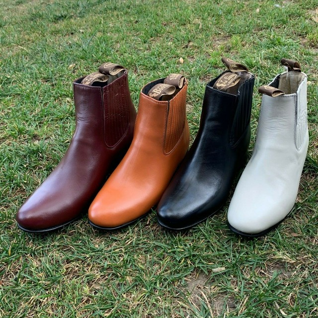 Men's Half boot Napa Charro Botin Vaquero western Boot Handmade Botines