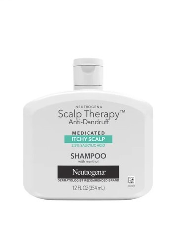Neutrogena Scalp Therapy Anti-Schuppen medizinisches Shampoo für juckende Kopfhaut mit Menthol