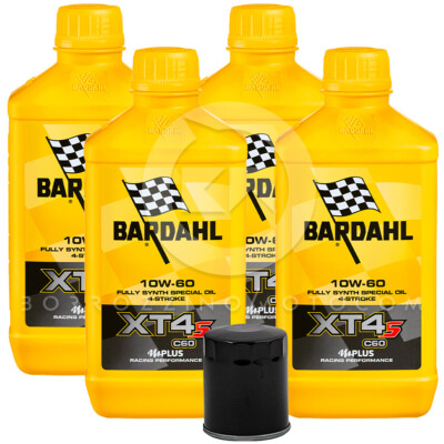 CUTTING 4LT OIL BARDAHL XT4-S 10w60 Ducati Scrambler Icon/Full Throttle 800