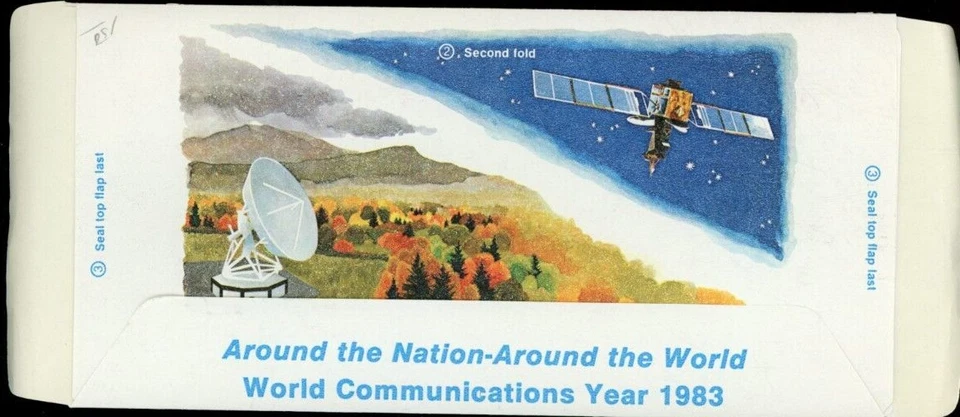 UC56 30c World Communications Year 1983 Aerogramme, ArtCraft, FDC - Image 2 of 2