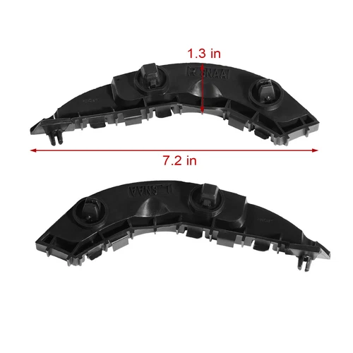 4PCS Headlight & Bumper Support Brackets Front For 2006-2011 Honda CIVIC Sedan - Picture 9 of 13