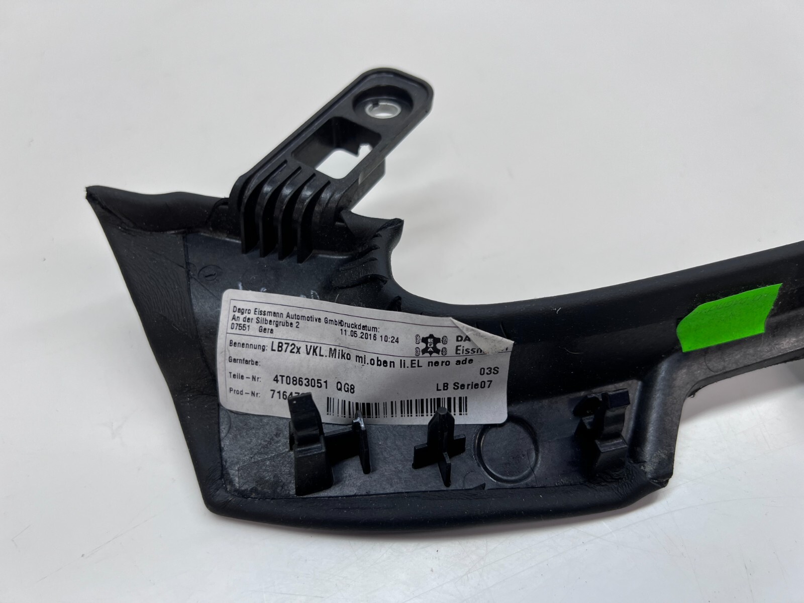 LAMBORGHINI HURACAN LP-580 DRIVER LEFT CENTER CONSOLE PANEL TRIM OEM 4T0863051
