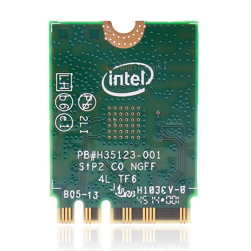 HP Probook 450 G3 Intel 3165AC 3165NGW 433Mbps 2.4/5GHz BT 4.0 WIFI WLAN Card - Picture 4 of 7