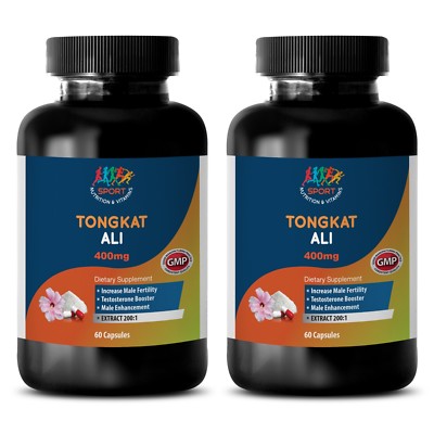 PURE TONGKAT Longjack 1:200 Extract Pasak Bumi Eurycoma - 2 Bot 60 Capsules