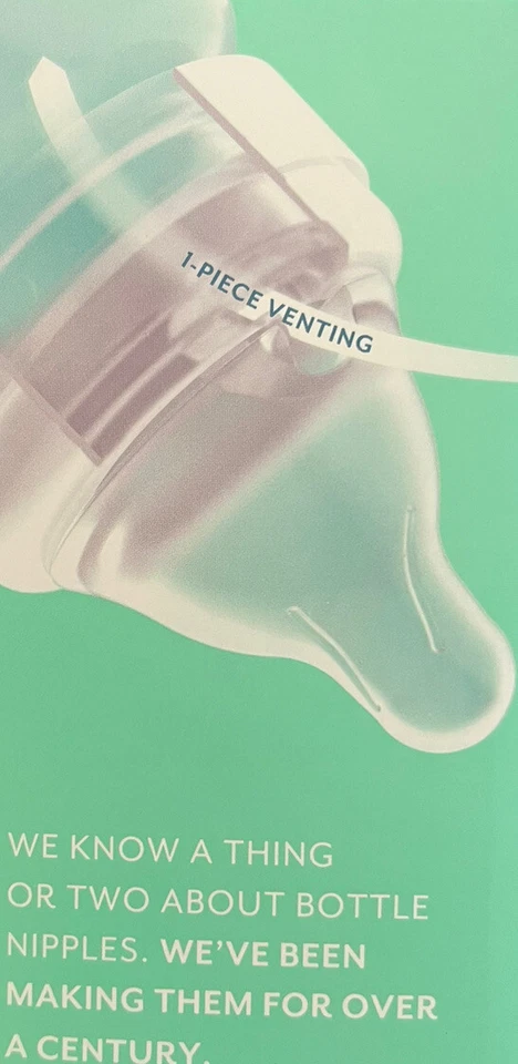 Juego de 6 biberones Evenflo Balance + cuello ancho de plástico transparente, 9 oz cada uno, BPA- Foto 4 de 4