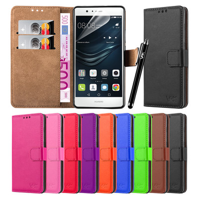 Für Alcatel & Huawei verschiedene Modelle Handyhülle Leder Wallet Flip Cover