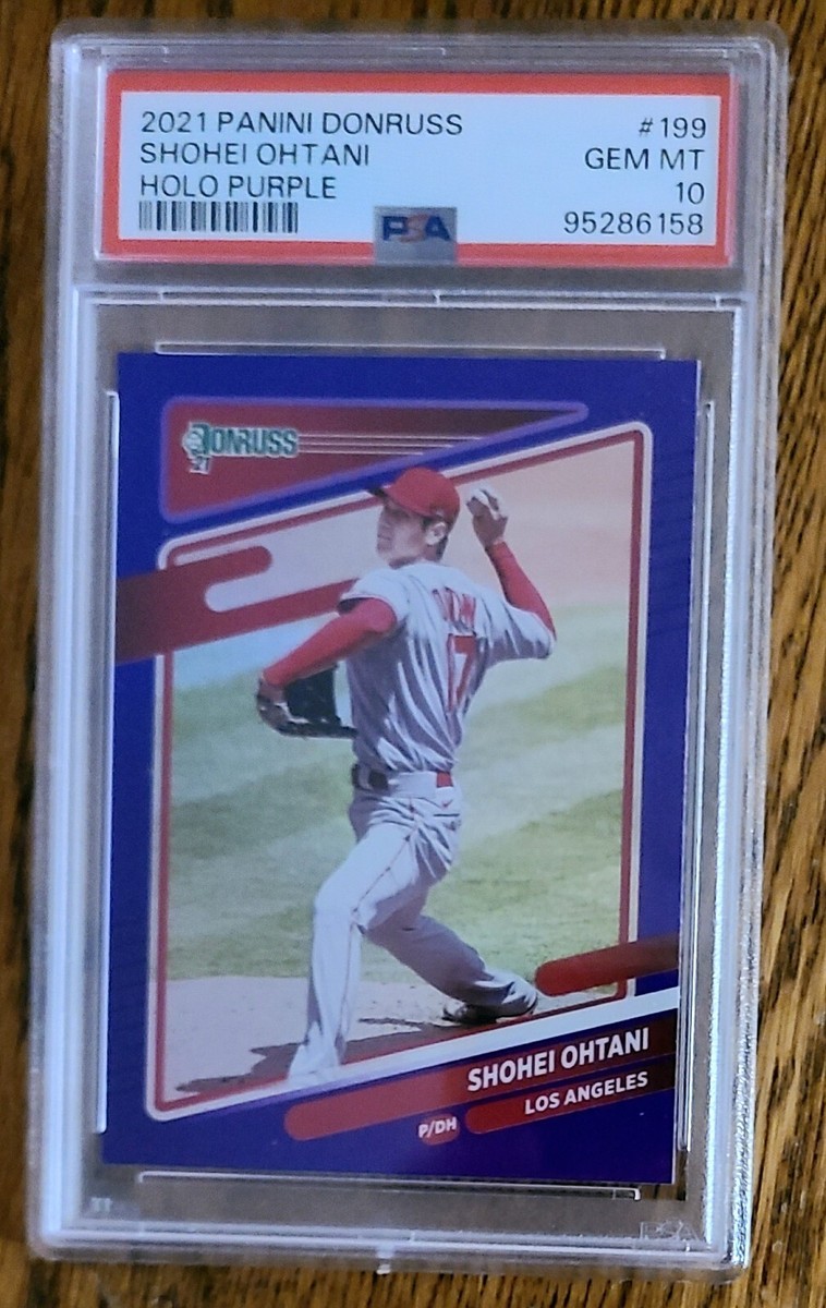 その他 MLB Shohei Ohtani Donruss PSA10 2021 Panini Donruss SHOHEI OHTANI PSA 10 GEM MINT HOLO