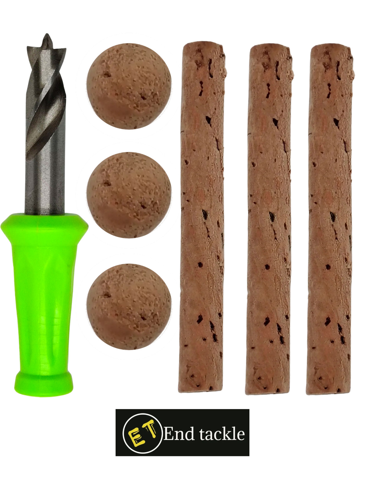 Cork Sticks Ball Drill 6mm 8mm Artificial Fishing Terminal Tackle End tackle