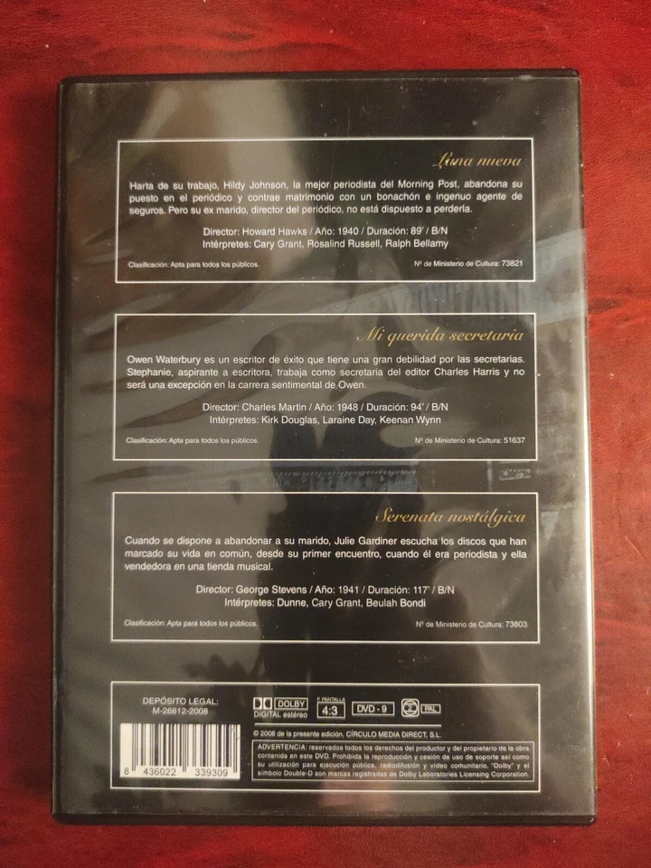 DVD "JOYAS DEL CINE" ROMÁNTICO - Imagen 2 de 3