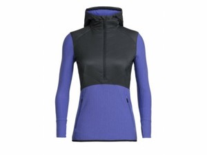 half zip hooded jacket