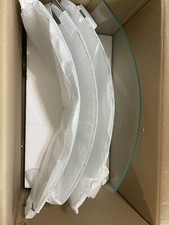 American Fireglass Round Fire Pit Wind Flame Guard Tempered Glass 24" diameter