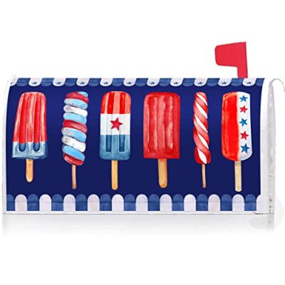  Patriotic American Popsicles 4th of July Mailbox Cover Patriotic Popsicles