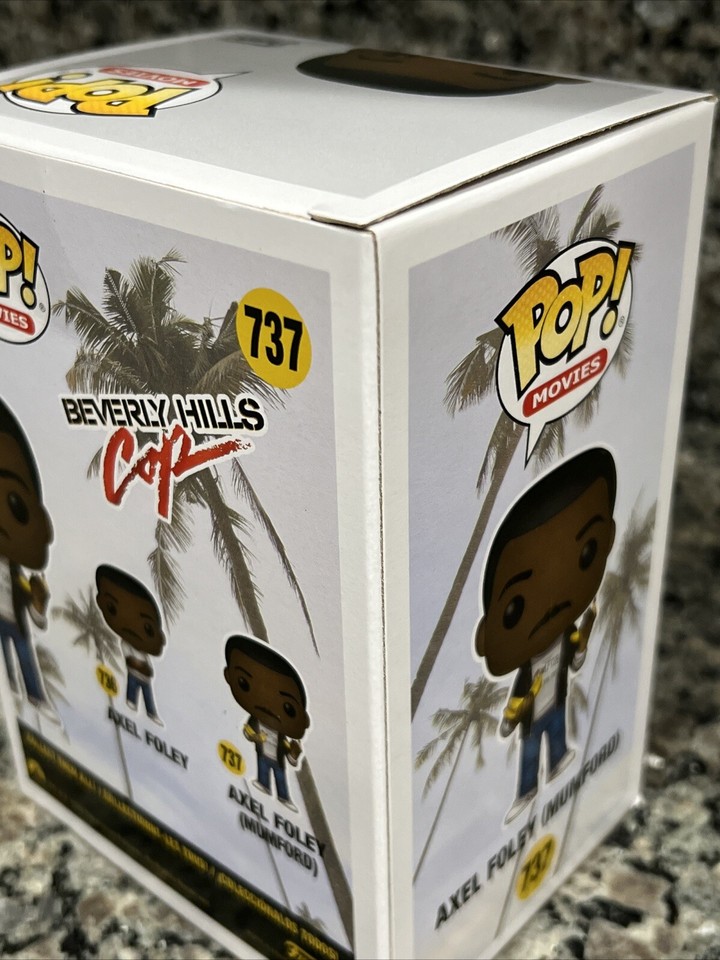NEW FUNKO POP MOVIES BEVERLY HILLS COP 737 AXEL FOLEY (MUMFORD) VINYL