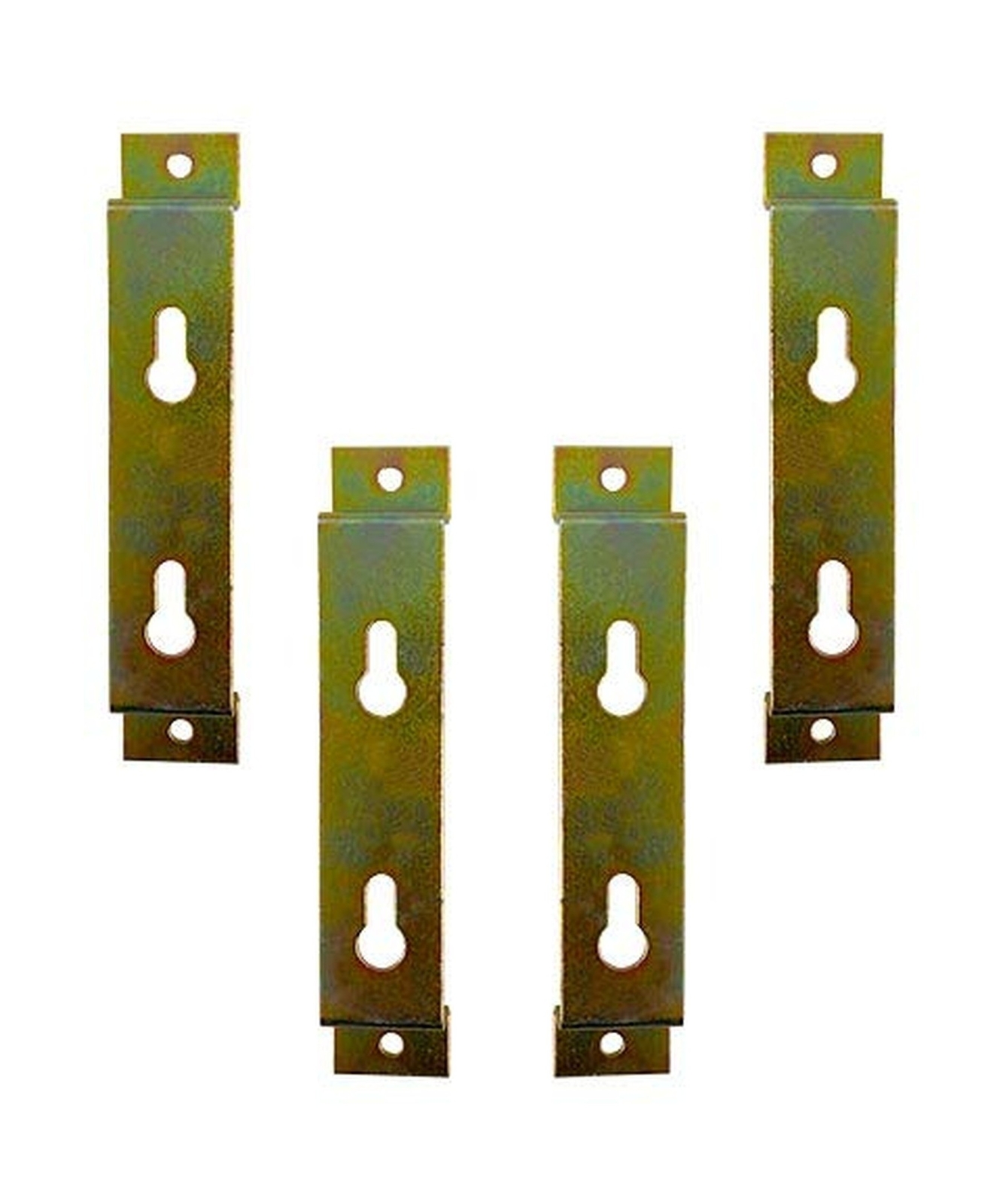 Erva Bird House Mounting Brackets with Keyhole Openings, Pack of 4