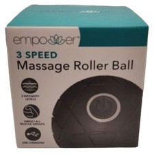 Empower Massage Roller Ball 3 Speed Massaging Vibrating Fascia Muscle Relaxation