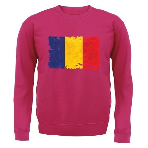 Romania Grunge Flag - Kids Hoodie / Sweater - Romanian Flag Flags Bucharest