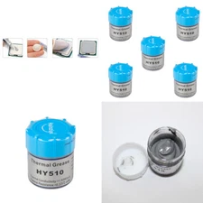 US 5 Pack (50g Total) Tub Silver Thermal Paste Heatsink Compound CPU GPU