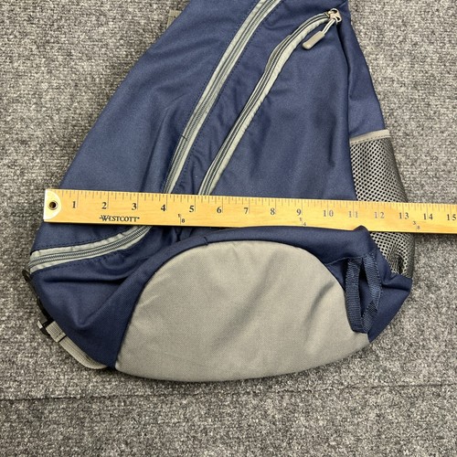 Disney Cruise Line Castaway Club Crossbody Bag Blue Multiple Pockets Backpack - Picture 4 of 12