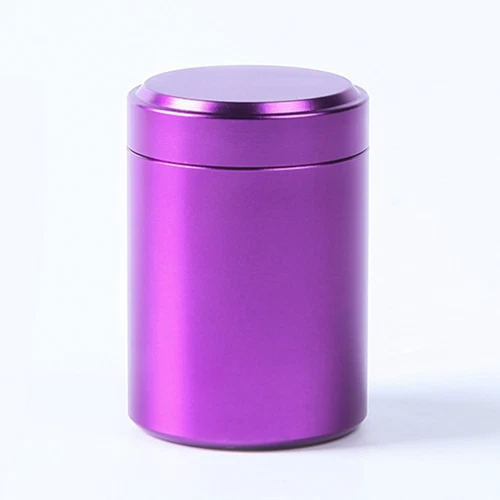 Airtight Smell Proof Metal Herb Can Portable Travel Tea Stash Jar Container Tool - Picture 10 of 14