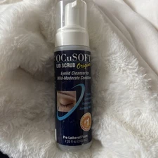 OCuSoft Lid Scrub Foam 7.25 fl oz BIG BOTTLE Pre-Lathered Foam Original Eyelid