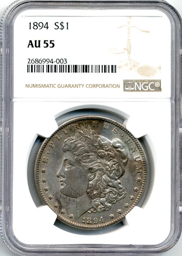 1894-P Morgan Dollar — photo from the most recent tracked eBay sale