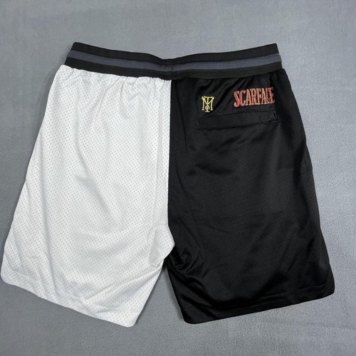 Scarface x Shoe Palace Shorts Mens Large Split Mesh Drawstring Zip Pockets - Picture 8 of 13
