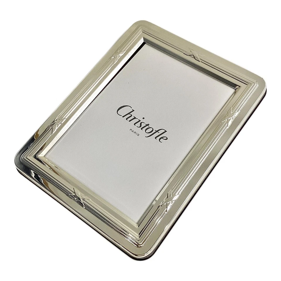 Christofle Photo Frame Rubans Silve USED - Image 2 of 4