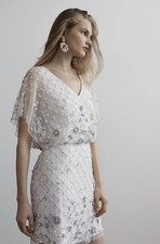 BHLDN Dayflower Dress Size 4. Beaded and sequin mini dress. Unworn without tags.