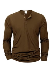 Camisa De Manga Larga Moda Lujo Camiseta Elegante Cuello V Para Hombres