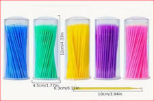 100Pcs Dental Disposable Micro Brushes Applicators   Precision Dentistry Tools