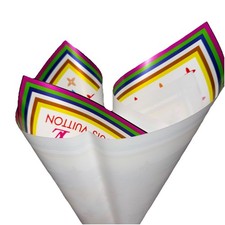 Premium Korean Floral Wrapping Paper White -20 Sheets-22x22" Luxury Bouquet Wrap