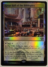 Great Hall of the Biblioplex 257 Foil Secrets of Strixhaven MTG NM