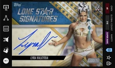 Lyra Valkyria Silver 1000cc Lone Star Signature Iconic - Topps Slam Stadium Club