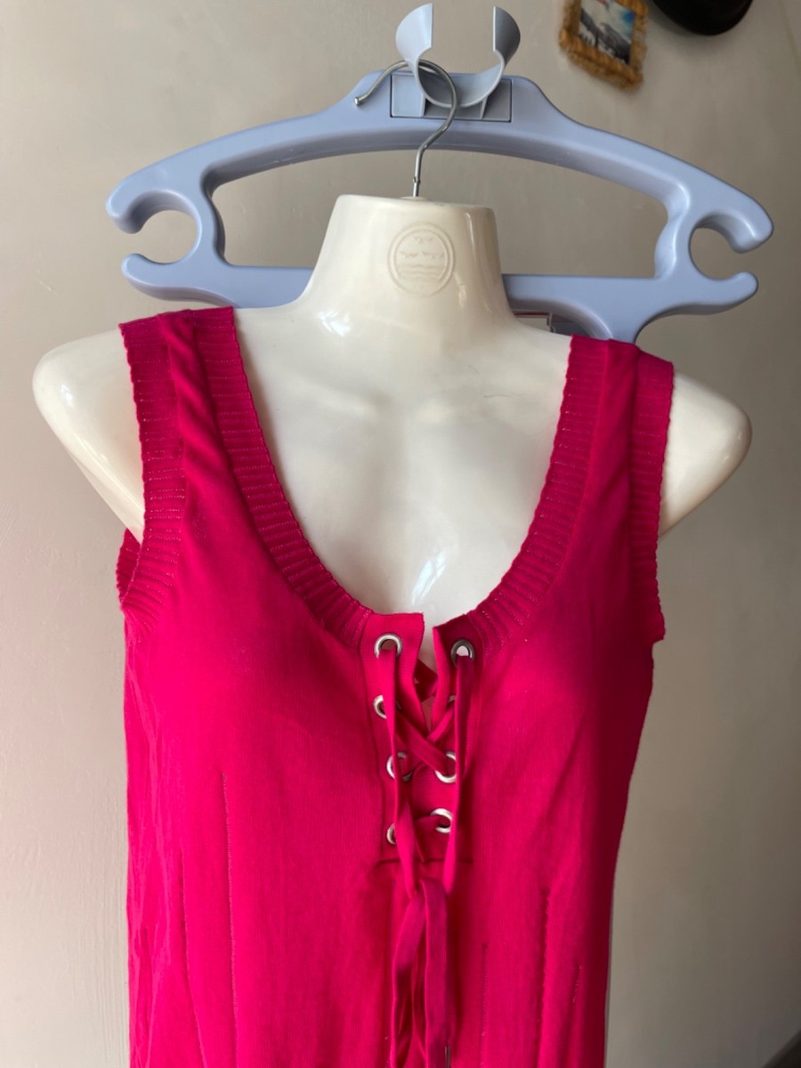 Authentic Christian Dior Boutique Paris Fuchsia Pink Sleeveless