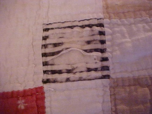 VTG Scrappy Triple Irish Chain Quilt 87386 - Picture 4 of 5