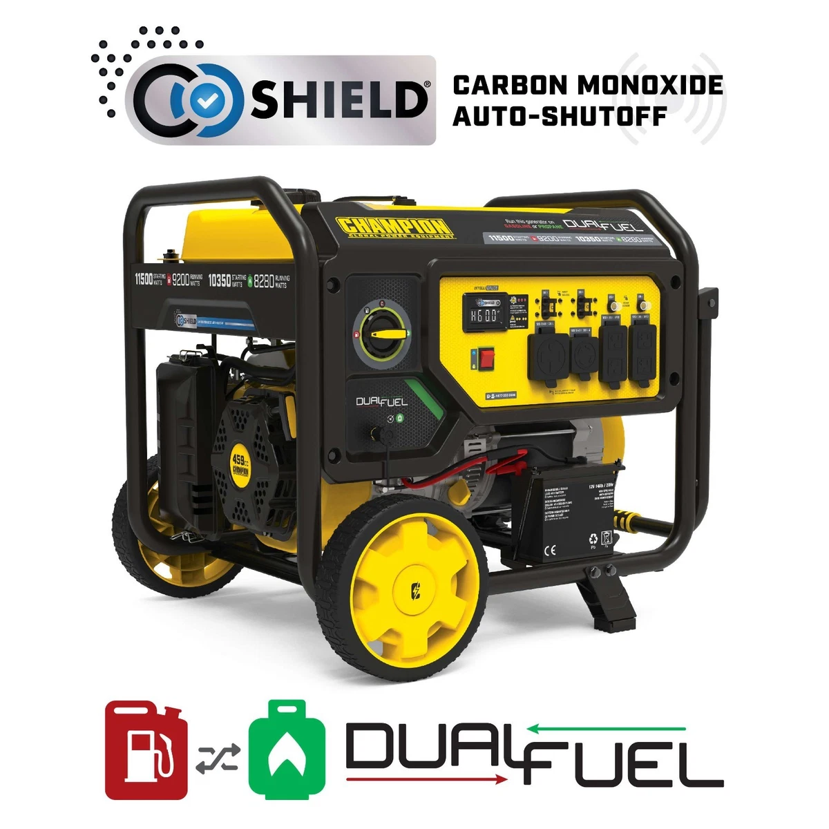 CHAMPION DUAL FUEL 直接引き取り　【Tatsu 】 Champion Power Equipment Dual Fuel Power Generator Generators for