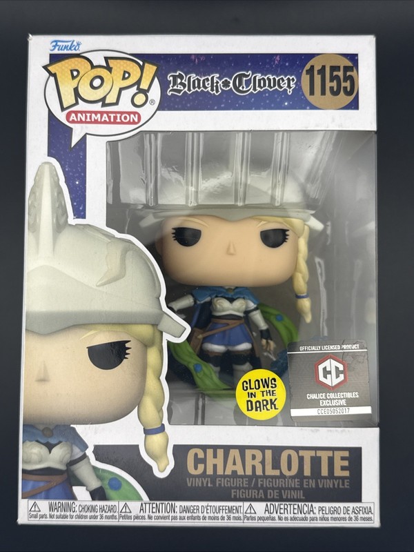 Funko Pop! Vinyl: Black Clover - Charlotte (Glows In The Dark) - Chalice...