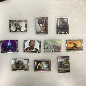 2022-2025 Topps Star Wars 10 Card Lot Obi-Wan Boba Fett Chrome Galaxy