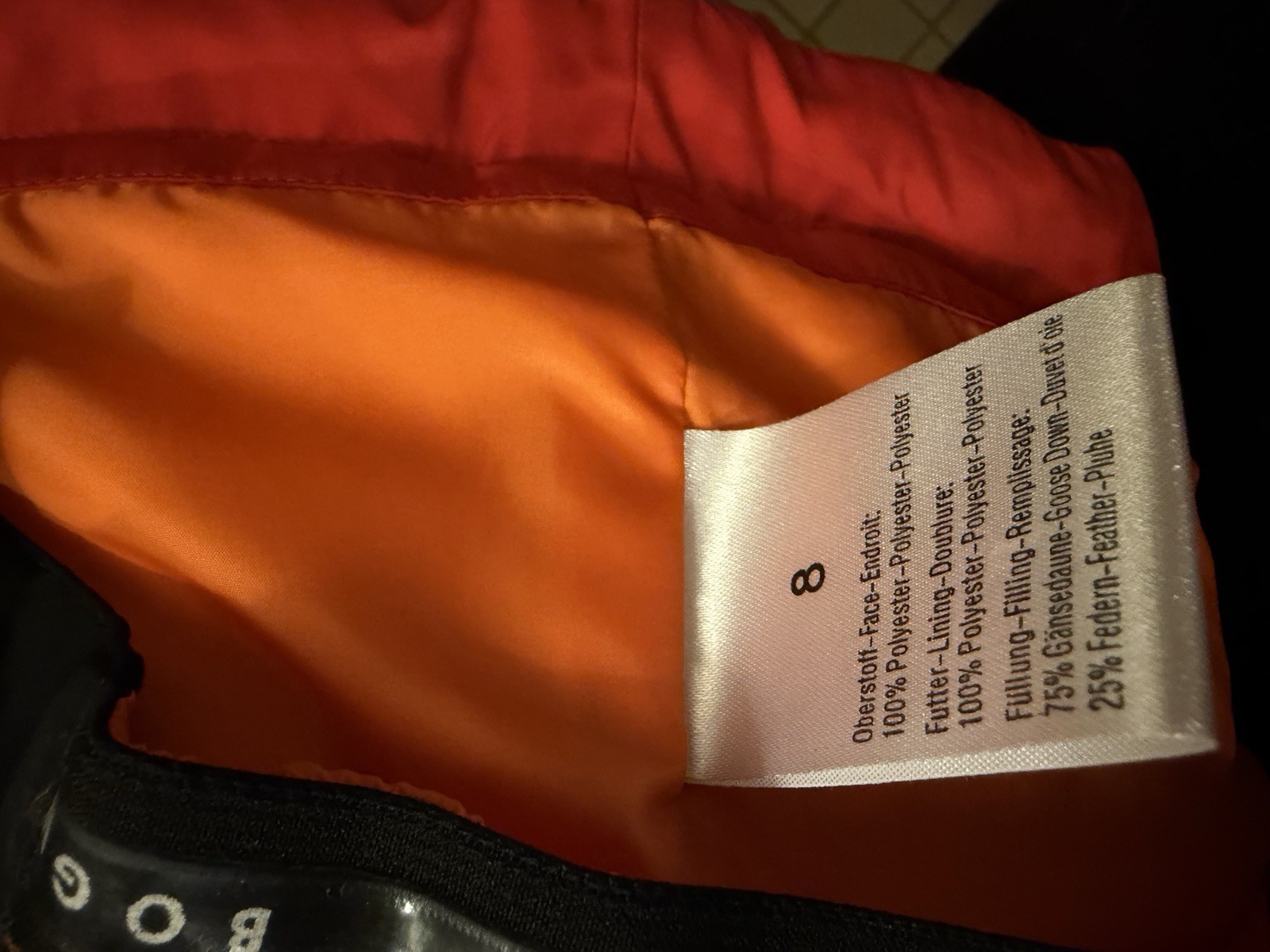 Bogner size 8 Down Filled Jacket - image 5