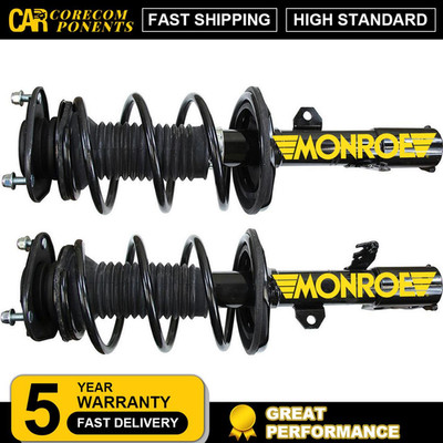 New Monroe Front Struts w/ Coil Spring Assembly For 09-2013 Toyota Corolla