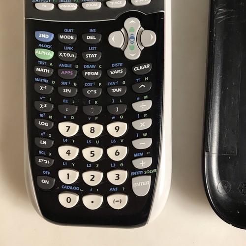 TI-84 Plus Silver Edition Graphing Calculator With Cover Tested Working - Picture 3 of 6