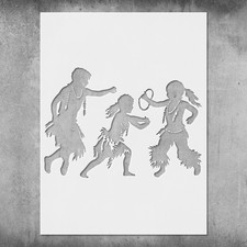 Native American Stencils Silhouettes - 10 reusable Designs by StencilAir