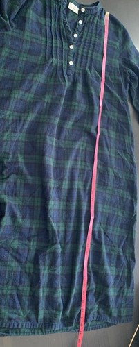 Camicia da notte LL Bean donna Petite piccola flanella camicia da notte manica lunga tartan a quadri - Foto 13 di 14