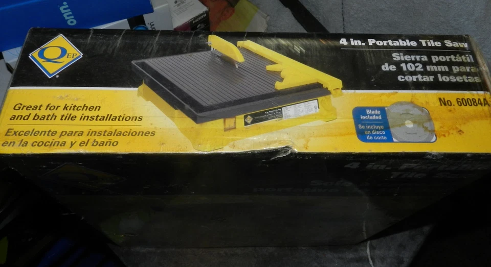 Portable Tile Saw New QEP 4 in. - Image 2 of 4