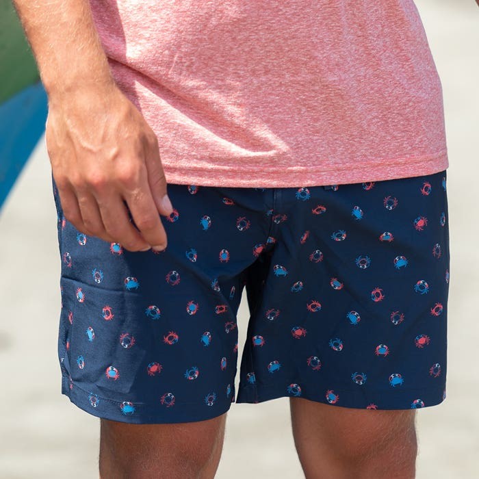 Мужские повседневные шорты Salt Life обычного кроя 28 синего цвета 2690₽