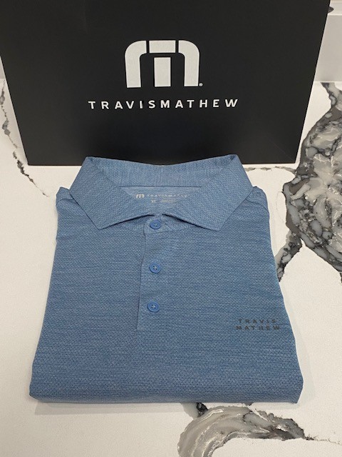 Travis Mathew Polo Shirt XL.  Heater Pro Active. Performance Stretch. Golf.