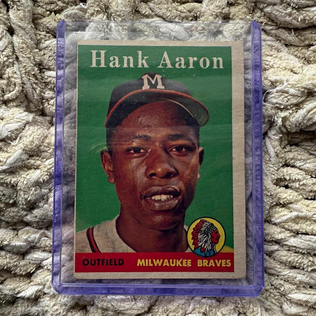 topps #30 Hank Aaron 野球カード 25+ Topps Hank Aaron #30 1958 for sale | Updated Oct 2026
