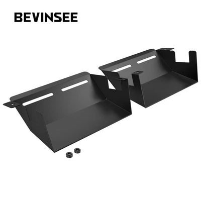 BEVINSEE 2x Aluminum Air Intake Scoops For BMW E90 E92 E93 323i 325i 328i 330i 335i 335d