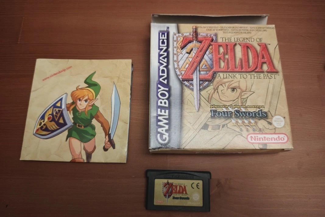 ZELDA LINK PAST Four Swords Nintendo Game Boy Advance Gameboy