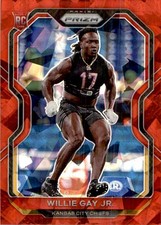 Willie Gay JR 2020 Panini NFL Prizm Red Cracked Ice Prizm #329